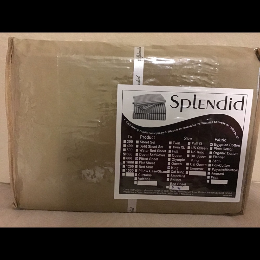 NEW King size fitted sheet